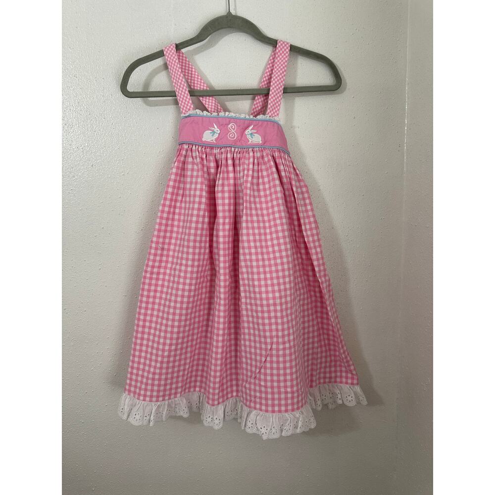 Darling Mae Gingham bunny dress